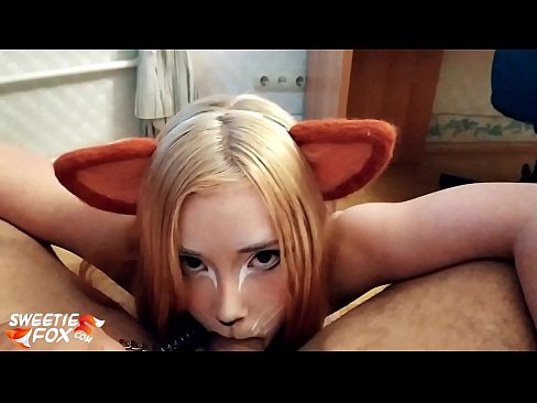 ❤️ Kitsune आफ्नो मुखमा डिक र कम निल्यो गुदा अश्लील  ❌